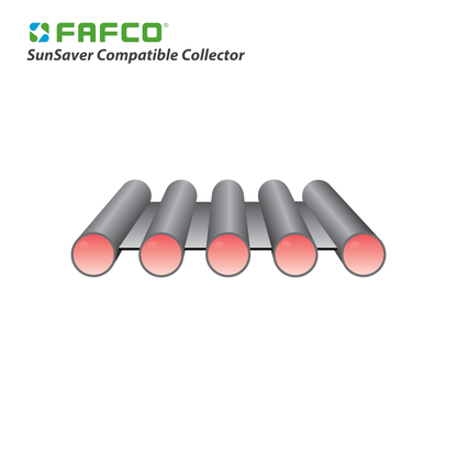 FAFCO SunSaver Compatible Collector (CT) (Legacy) 4 x 12, 2" Header, Standard 48" panel width